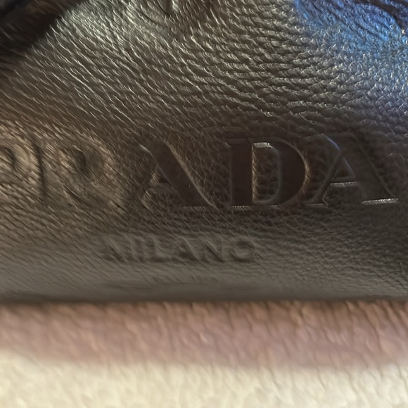 Authentic PRADA Tessuto Print Bowler Bag - Picture 13 of 13